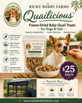 Quailicious™ Freeze-Dried Baby Quail Treats - 6 oz - Coming Soon