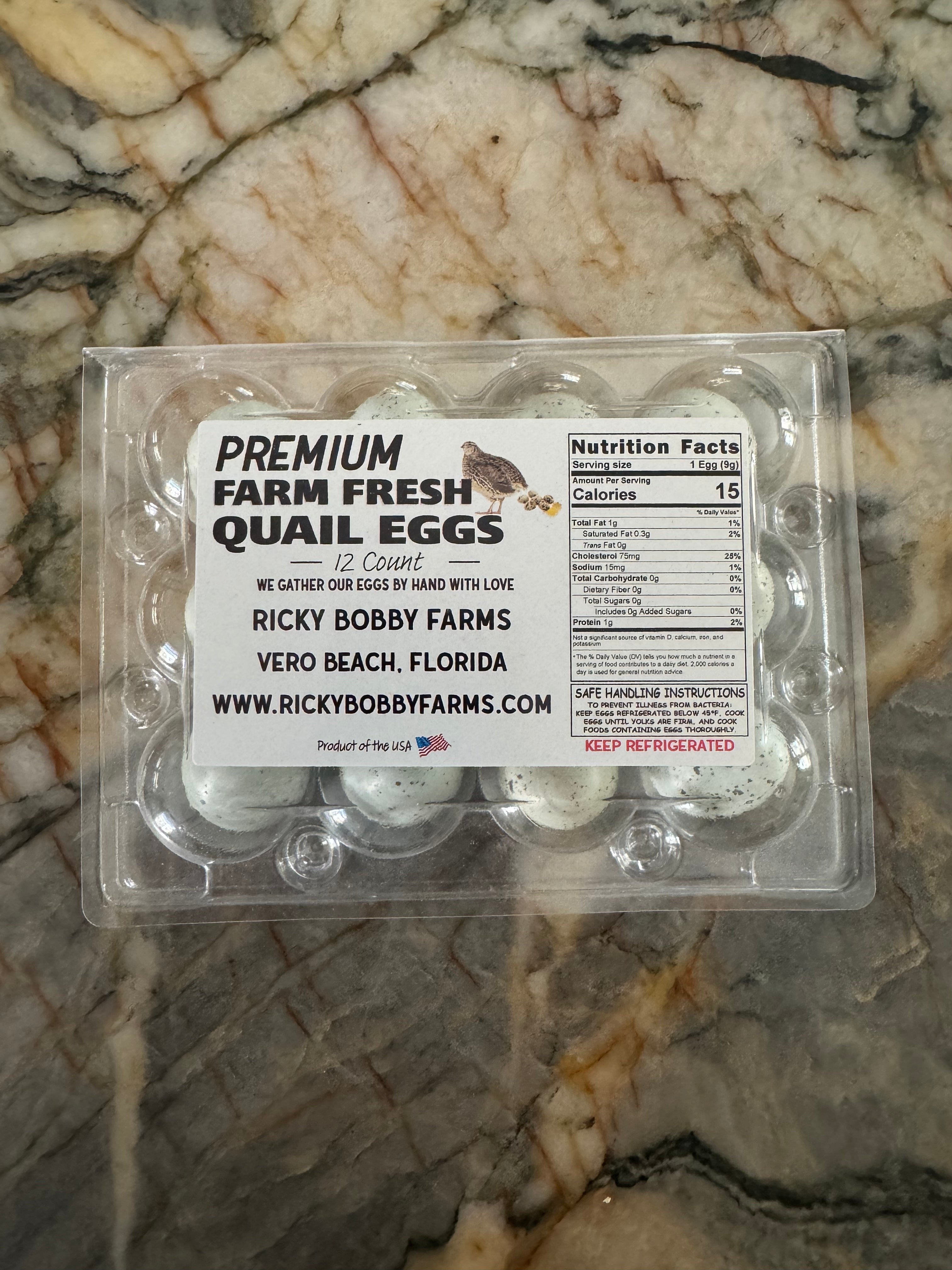 Fresh Quail Eggs Edible (1 Dozen)
